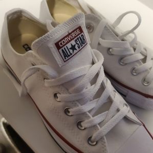 White Converse Chuck Taylors